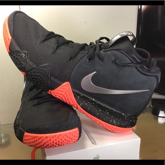 Nike Other - Nike Kyrie 4 Black Metallic Silver sneakers.